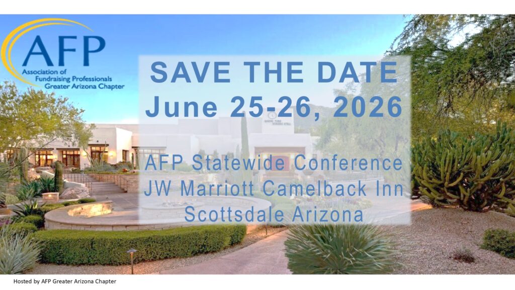 AFP Arizona Statewide Conference – Association of Fundraising Professionals